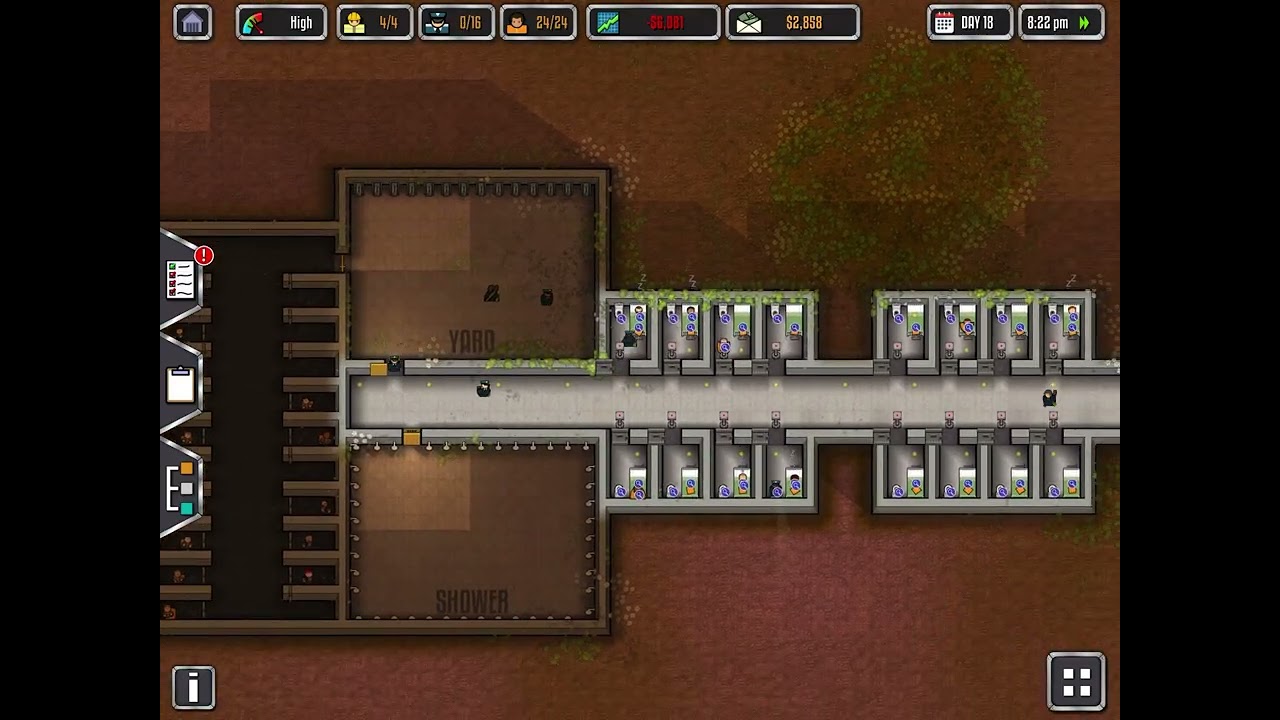 Prison Architect informants are activated