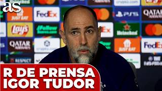 IGOR TUDOR full PRESS CONFERENCE ahead of ATLETICO de MADRID vs TOTTENHAM