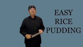 EASY RICE PUDDING USING LONG GRAIN RICE