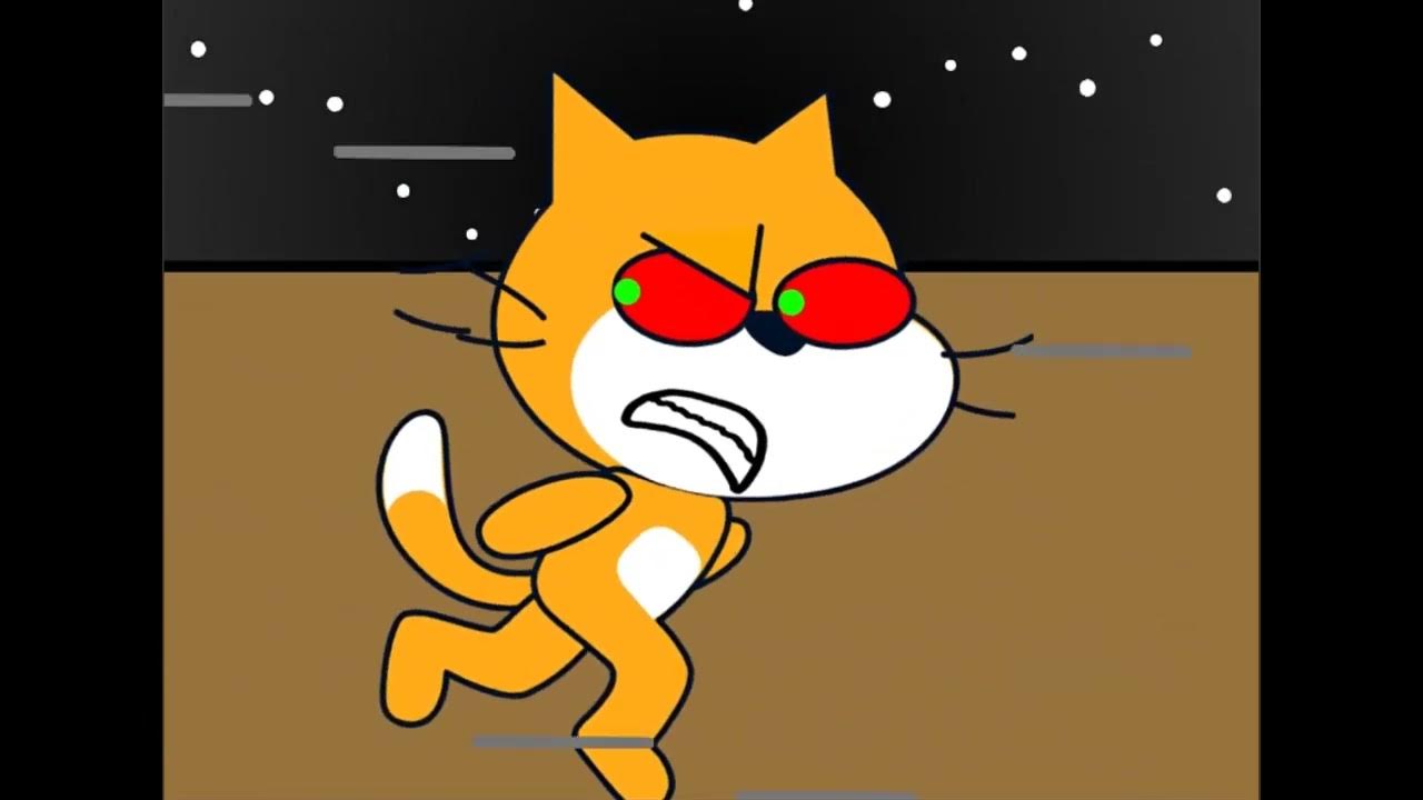 the evil scratch cat intro YouTube