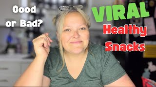 Trying VIRAL ✨Healthy Snack Recipes✨ So YOU Don’t Have To || Kid Approved?