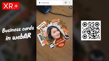 XR+ | interactive 3D web AR business cards
