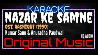 Karaoke Nazar Ke Samne - Kumar Sanu & Anuradha Paudwal Ost. Aashiqui (1990)