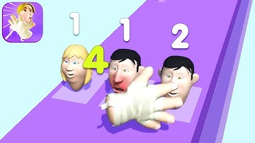 SLAP RUN 👋😱 NEW GAME UPDATE All Levels Gameplay Walkthrough iOS, Android (Max Level 4-10)