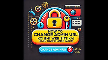 How to change Admin URL Koi Bhi Web Site ka ! Admin URL Kaise Change Kare #url