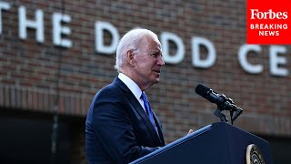 President Biden Gives Remarks At Dedication Of Dodd Center For Human Rights