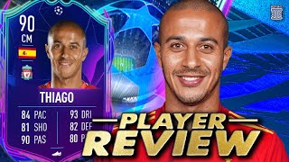 90 RTTF THIAGO PLAYER REVIEW! ROAD TO THE FINAL - FIFA 22 ULTIMATE TEAM