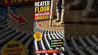 Heated Floor Installation Process 🔥🏠 | Smart Home Engineering
