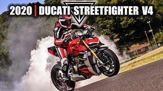 2020 Ducati Streetfighter V4  |  The 220HP Street Machine