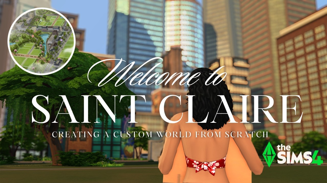 I Turned Newcrest Into a Big City | The Sims 4