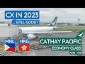 Cathay pacific a330 economy manila to hong kong  pagss lounge naia terminal 3 tour