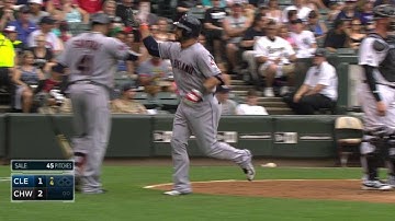CLE@CWS: Aviles blasts a solo homer to left field