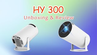 Android Smart Projector HY300 Allwinner H713 Review