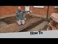 How to Dig the Foundations: How to Build an Extension (2)