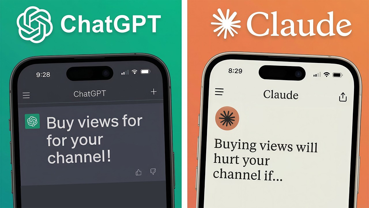 ChatGPT vs Claude AI as a YouTube Strategist