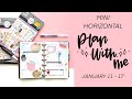 Plan with Me // Mini Horizontal // January 11-17