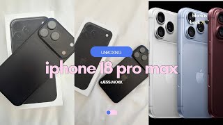 iphone 18 pro max unboxing! (the iconic black iphone is finally back)🖤✨📲