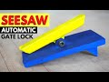 DIY Automatic Gate Lock | Auto Door Lock | Gate and Door Lock Idea | Seesaw Gate Latch