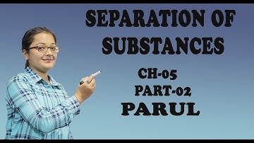 Separation Of Substances Class 6 | Science | Sedimentation, Decantation and Filtration | Parul