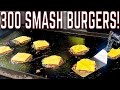 THEY EARNED THIS! MAKING 300 SMASHBURGERS ON THE GRIDDLE FOR MY STUDENTS! HUGE GRIDDLE TAILGATE COOK