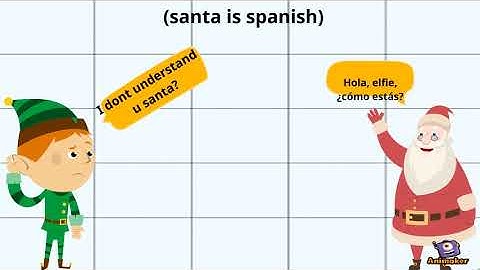 WTF Santa what happened did u learn a new language?