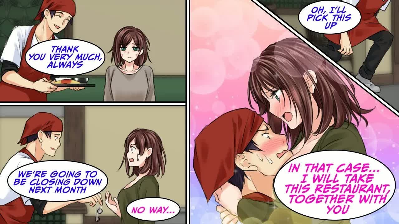 Manga Dub A skinny, poor girl came to my restaurant every day… RomCom