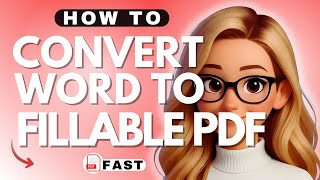 How to Convert a Word Document to a Fillable PDF Form (MAC) - 2025