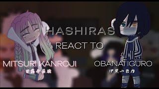 ◜ hashiras react to obanai iguro   mitsuri kanroji ◞|| 5/9 || 6/9 || kny ||  spoilers, angst, fw ||