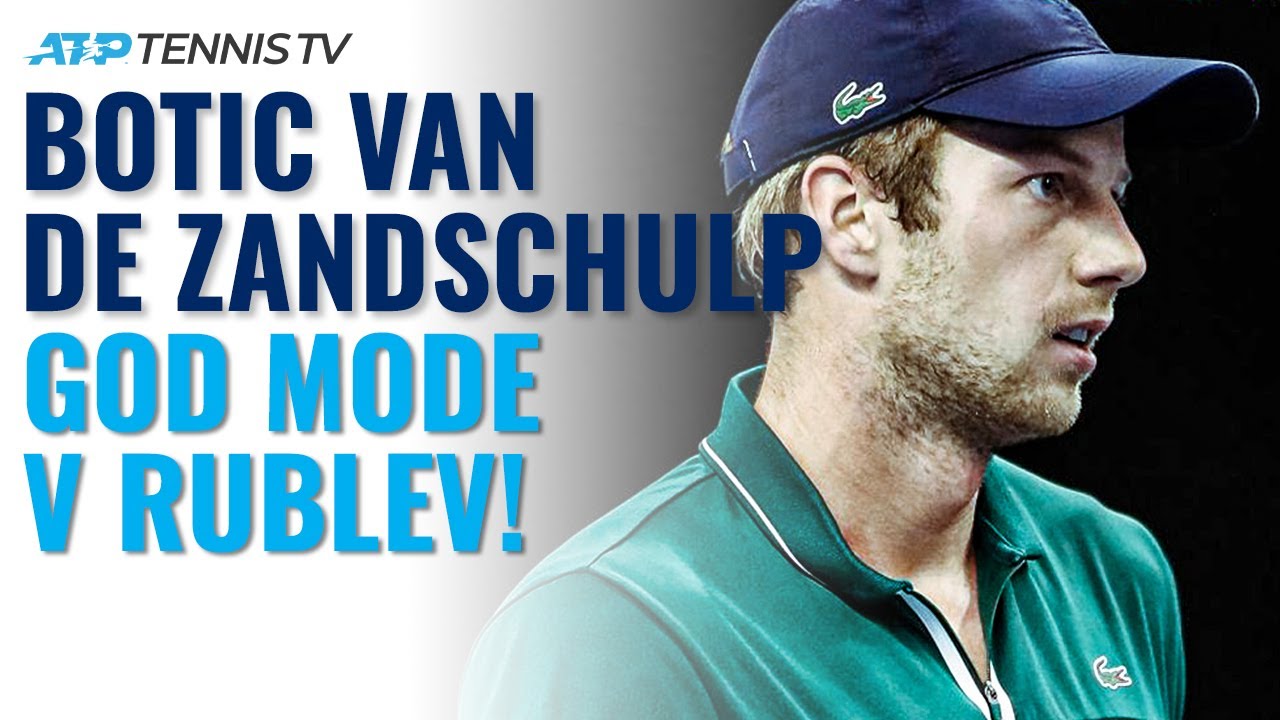 Botic Van de Zandschulp GOD MODE to Beat Rublev! St Petersburg 2021