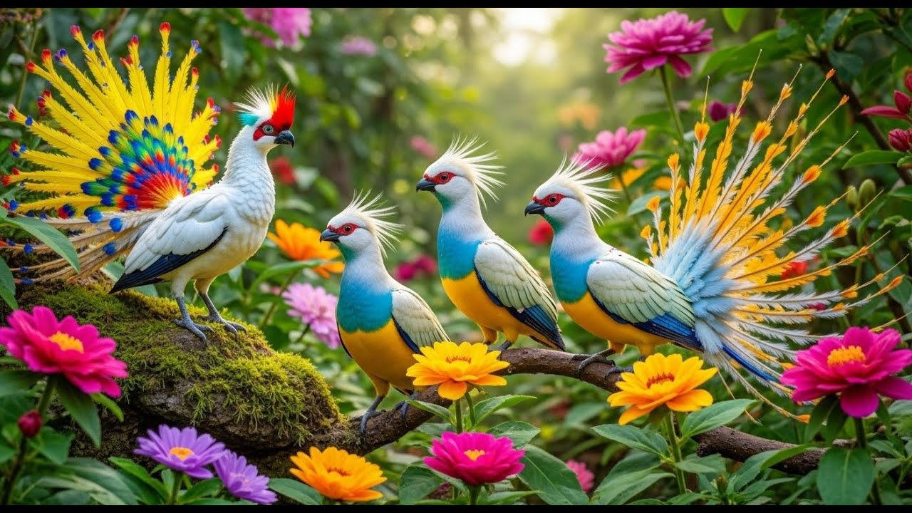 Meditation Space 🍃 Bird Sounds in Nature to Reduce Stress Outdoor Ambience • Stress relief