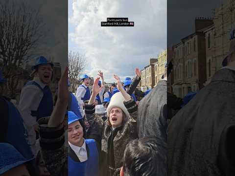 Purim Party Bus In Stamford Hill London