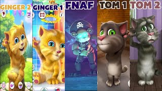 FNAF 🆚 😺 TOM 1 🆚 TOM 2 🆚 GINGER 1 🆚 GINGER 2 🎶 Who is Best Resimi