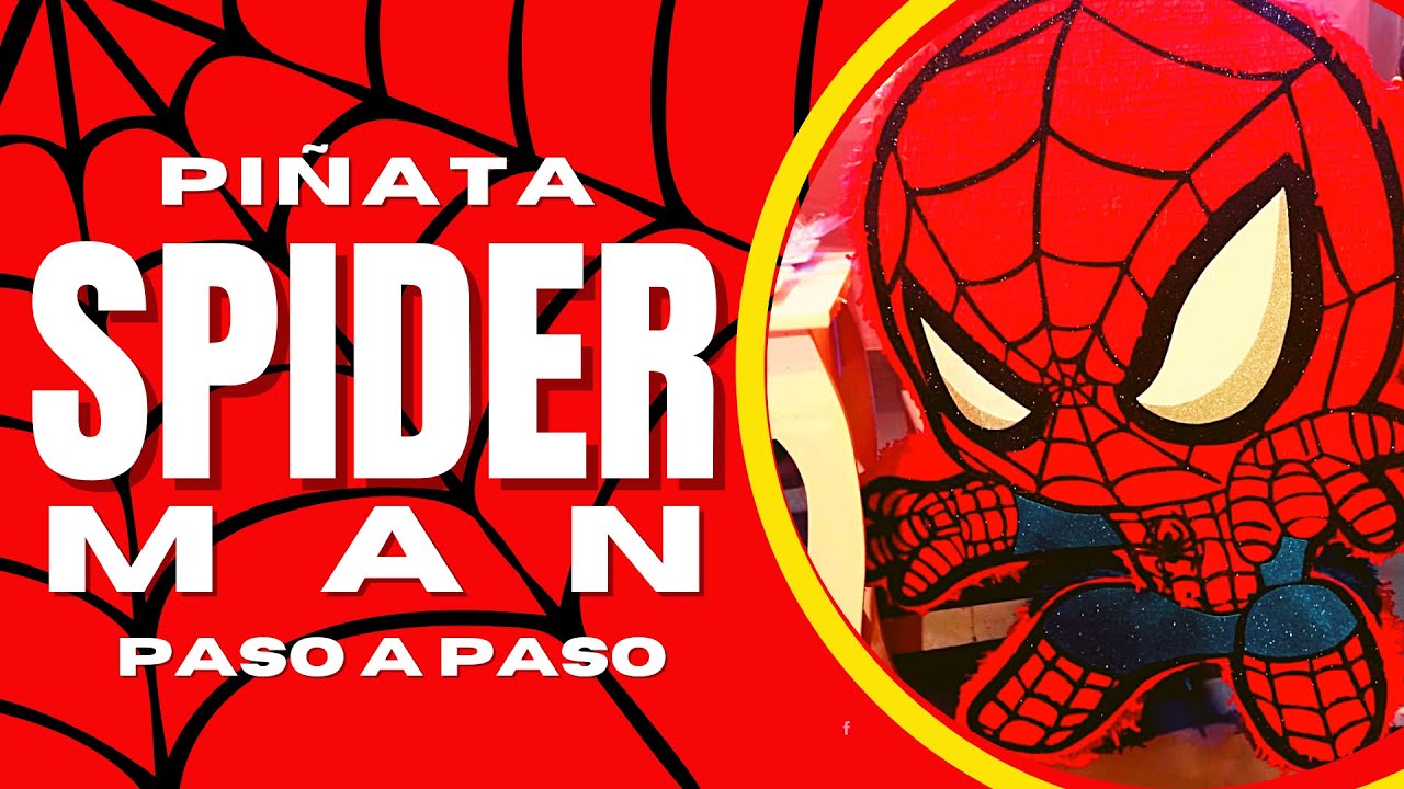 Spiderman piñata paso a paso / cómo hacer una piñata de #spiderman super  fácil de hacer #piñata 