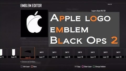 Black Ops 2: Emblem APPLE LOGO - awesome