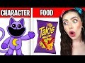 ALL SMILING CRITTERS CHARACTERS FAVORITE DRINKS + FOODS!? (Smiling Critters But It&#39;s CANDY!)