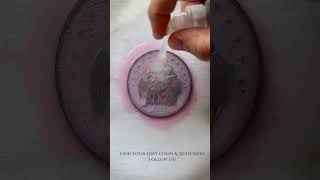 Gobrecht Dollar #numismatics #coin #coincollecting #beforeandafter #satisfying #silver #rarecoin