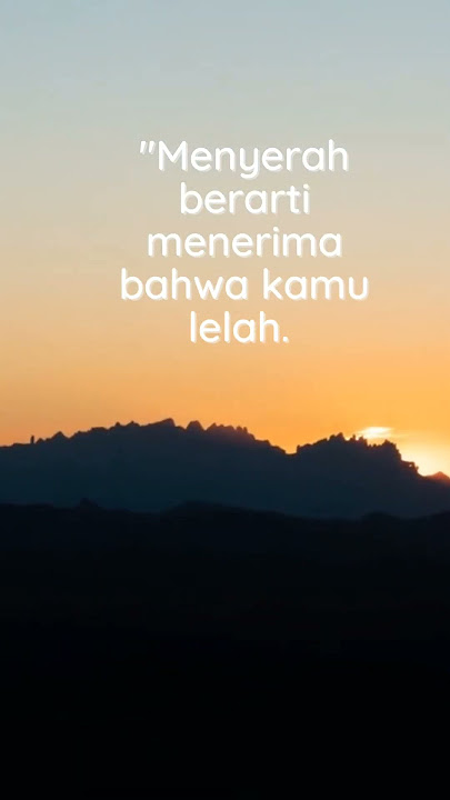 aku belum kalah