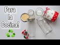 4 IDEAS BASURA A LUJO !! Recicla latas y frascos de vidrio ♻️ manualidades útiles y bonitas.