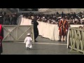 Raw: Pope Francis Greets Costumed 'Mini Me'