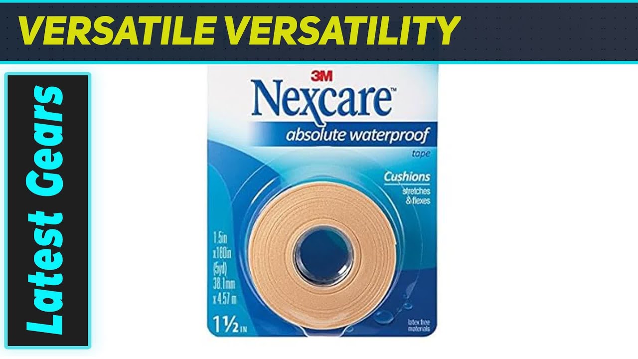Водонепроницаемая лента Nexcare Absolute Wide Tape: непревзойденная защита от воды!