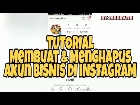 TUTORIAL MEMBUAT & MENGHAPUS AKUN BISNIS DI INSTAGRAM