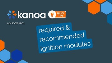 Quick Tips #01:  Recommended Modules