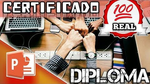 Como Hacer Un Diploma En PowerPoint