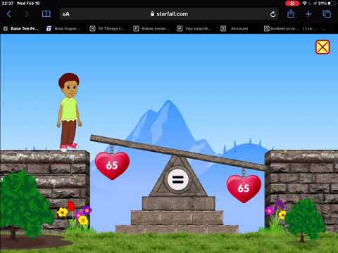 Starfall Math Journey: Valentines’s Day