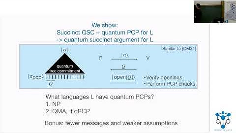 QIP2023 | Commitments to Quantum States (Nathan Ju)