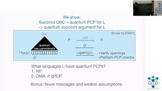 QIP2023 | Commitments to Quantum States (Nathan Ju) Profile
