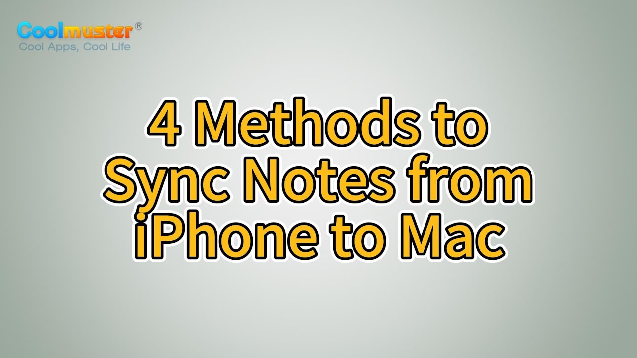 How To Sync Notes From IPhone To Mac Solved In 4 Methods YouTube How To Sync Notes From IPhone To Mac Solved In 4 Methods YouTube