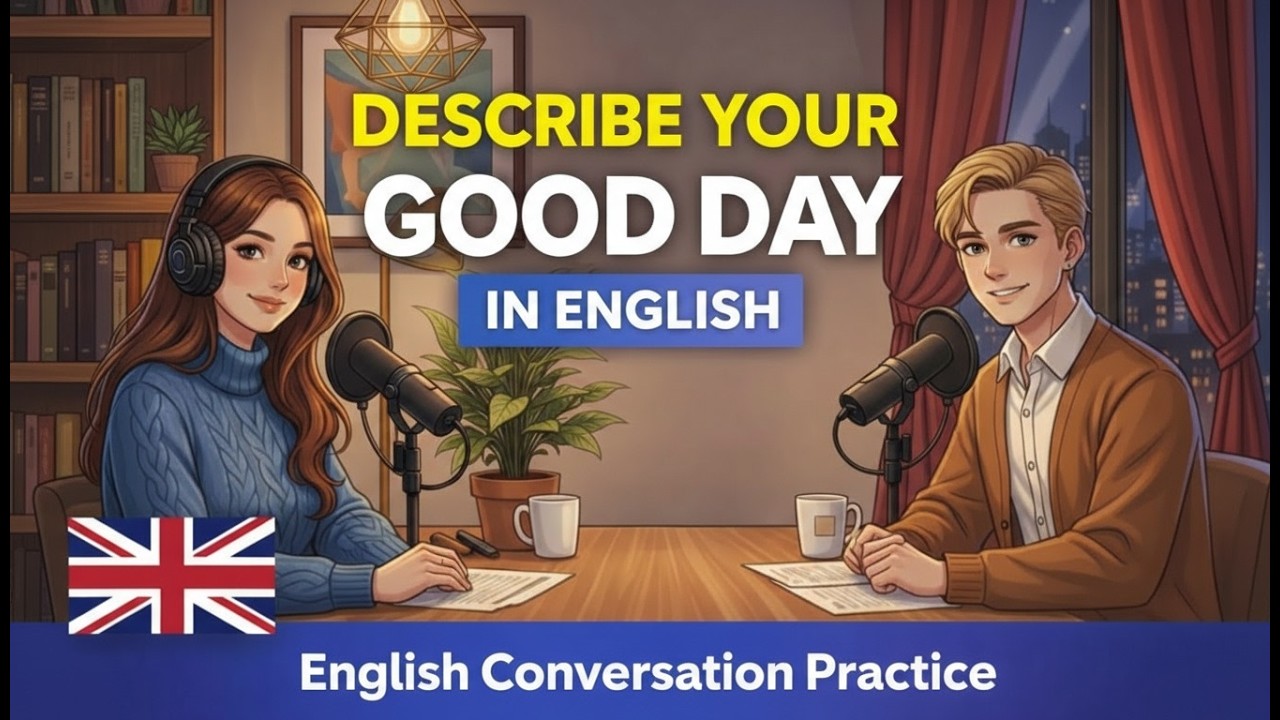 How to Describe Your Good Day in English | English Conversation Practice
