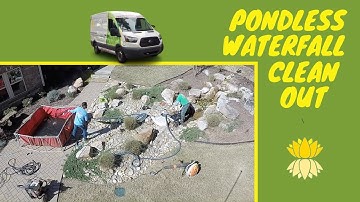 Pondless Waterfall Clean Out