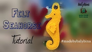 Felt Seahorse Tutorial | Korean Hard Felt